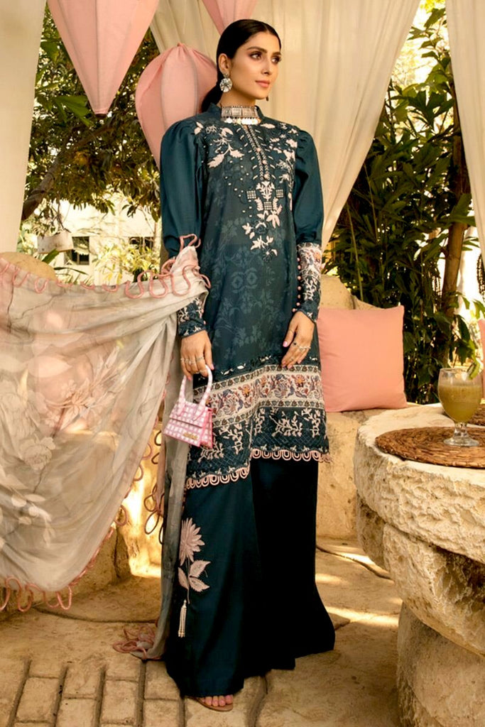 Ansab Jahangir Luxury Lawn Collection 2021 – Leilani