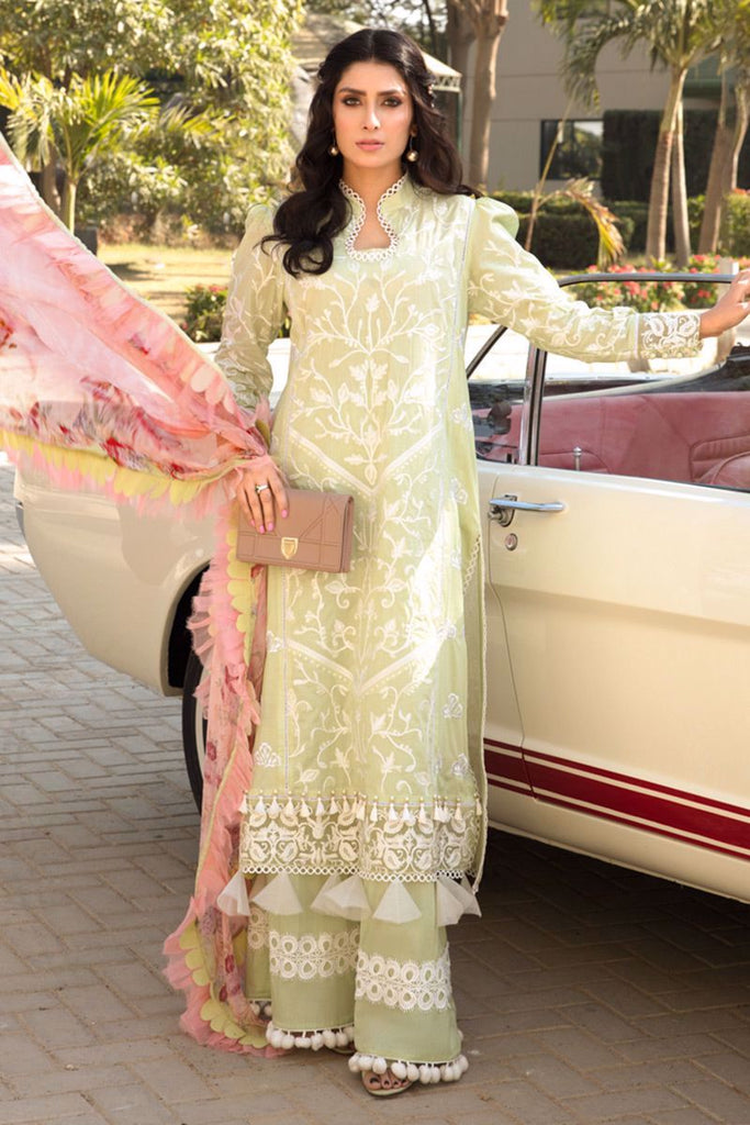 Ansab Jahangir Luxury Lawn Collection 2021 – Delmare