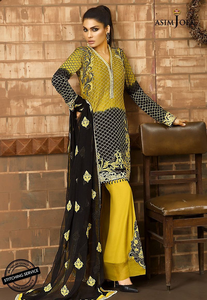 Asim Jofa Signature Embroidered Collection 2018 – AJ-5B