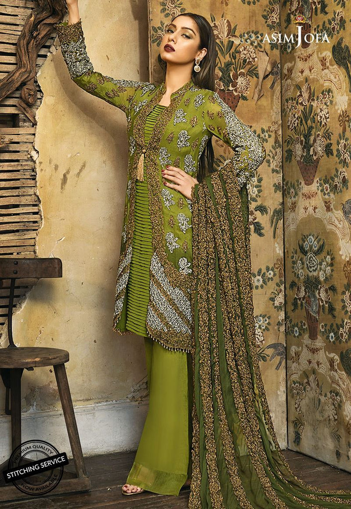 Asim Jofa Signature Embroidered Collection 2018 – AJ-3A