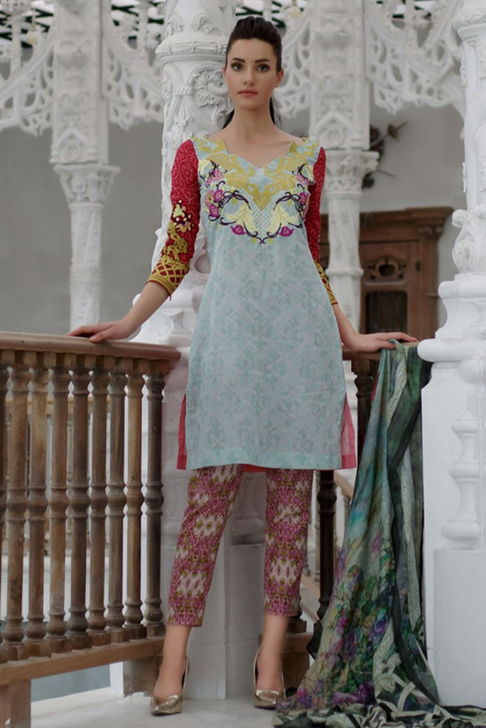Tabassum Mughal Lawn Collection 2016 – 10A - YourLibaas
 - 1