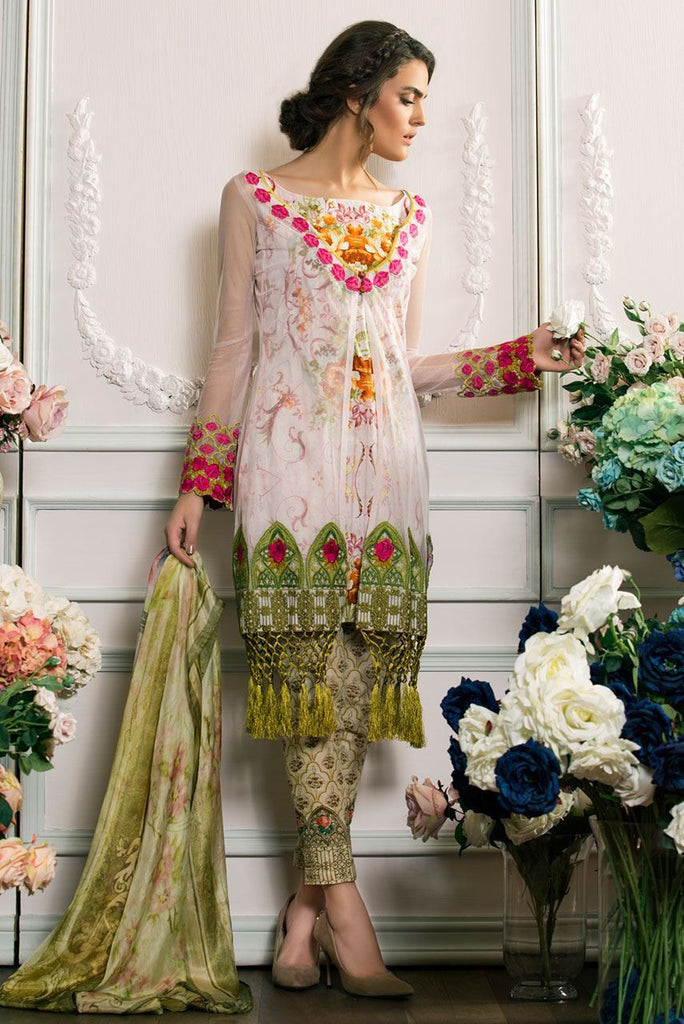 Tabassum Mughal Lawn Collection 2016 – 05A - YourLibaas
 - 1