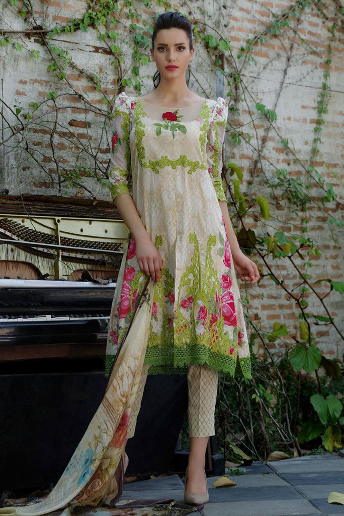 Tabassum Mughal Lawn Collection 2016 – 01B - YourLibaas
 - 1