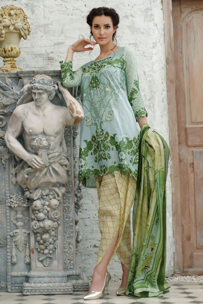 Tabassum Mughal Lawn Collection 2016 – 02B - YourLibaas
 - 1