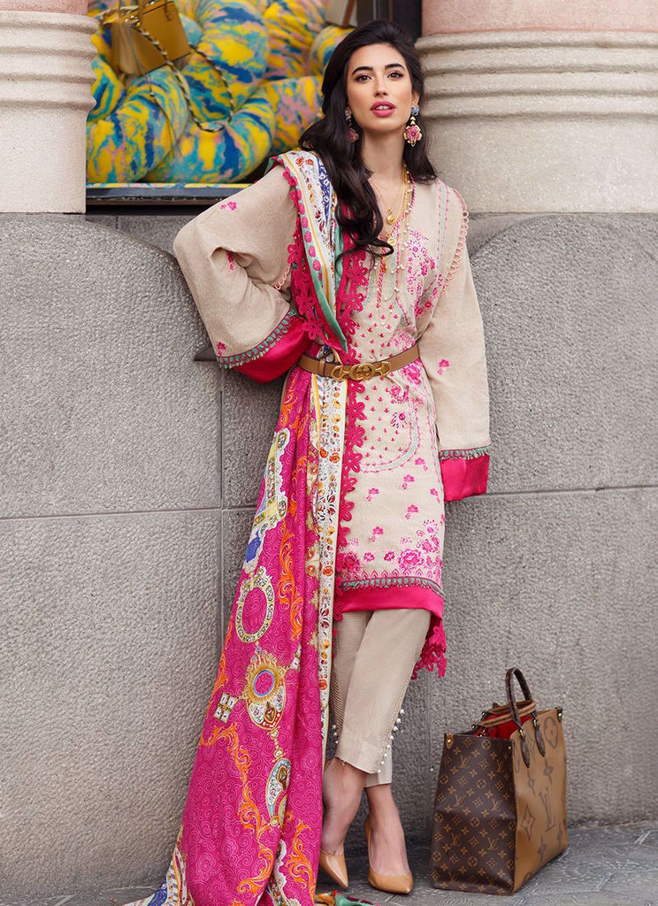 Farah Talib Aziz Luxe Lawn Collection 2020 – FTA-07 Bonita