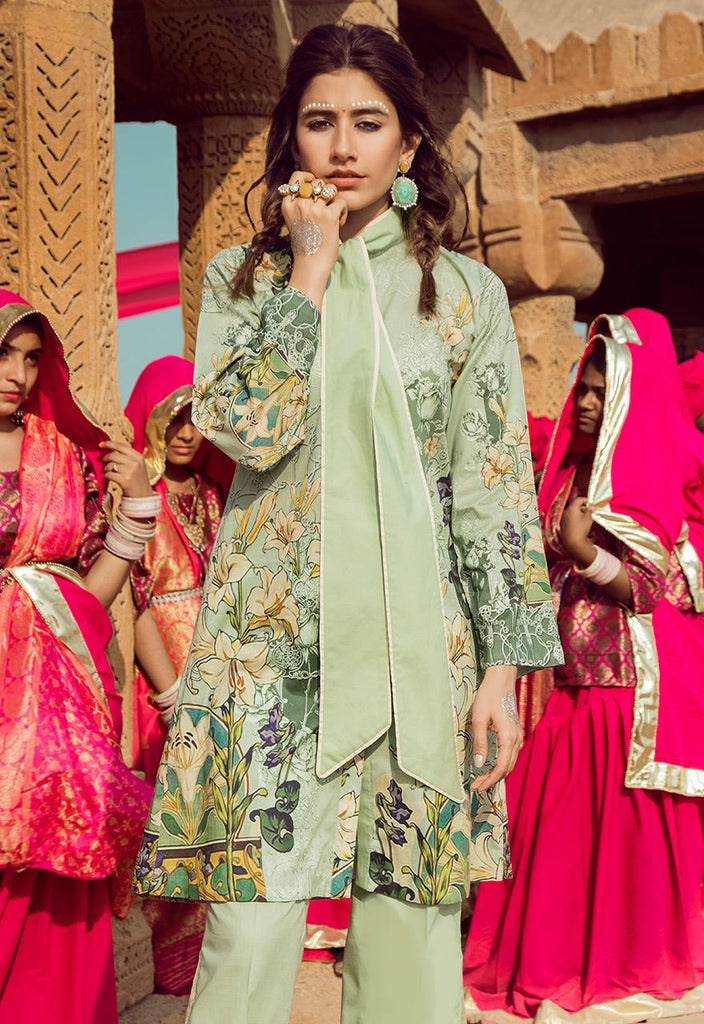 Cross Stitch Luxury Lawn 2018 – Mint verve
