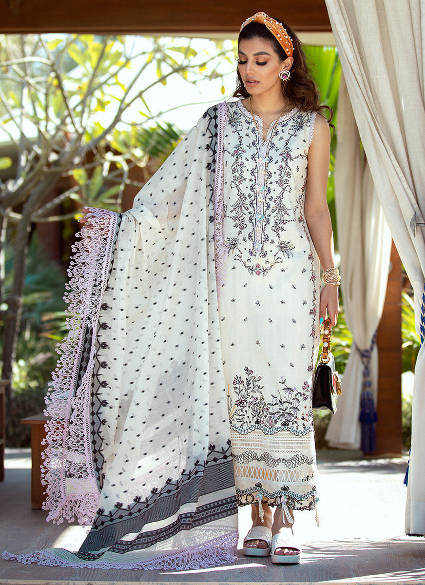 Farah Talib Aziz Luxury Lawn Collection Belize YourLibaas
