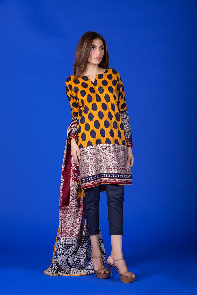 Sana Safinaz Muzlin Lawn Collection – M1-08A - YourLibaas
 - 1