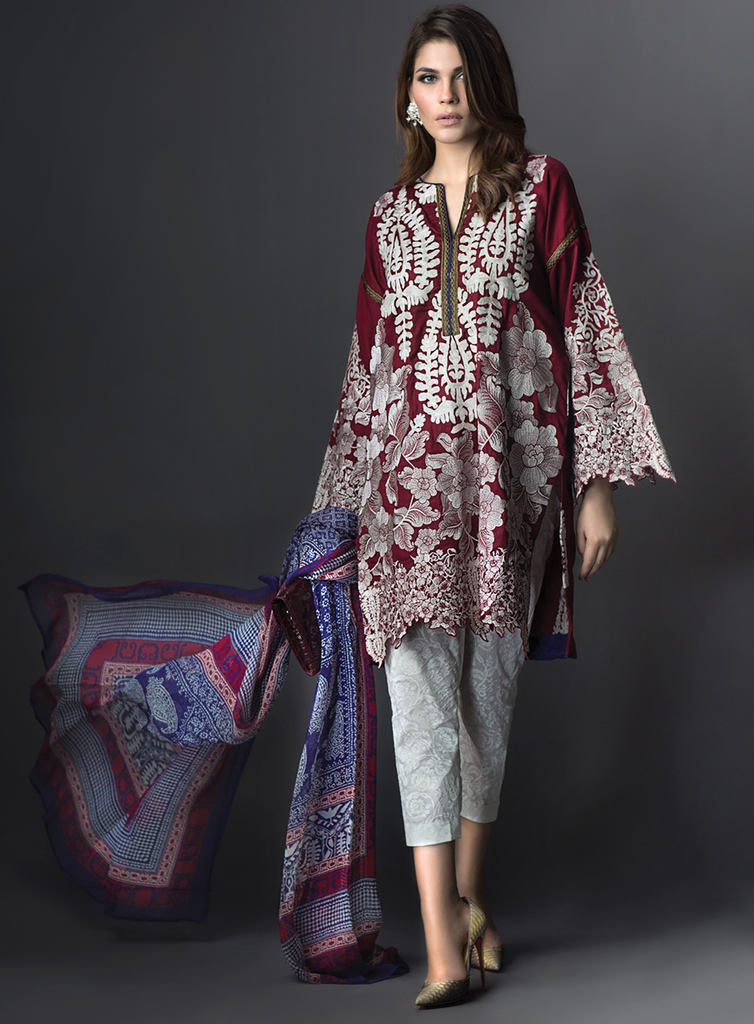 Sana Safinaz Luxury Formal Eid Collection '16 – 04A - YourLibaas
 - 1