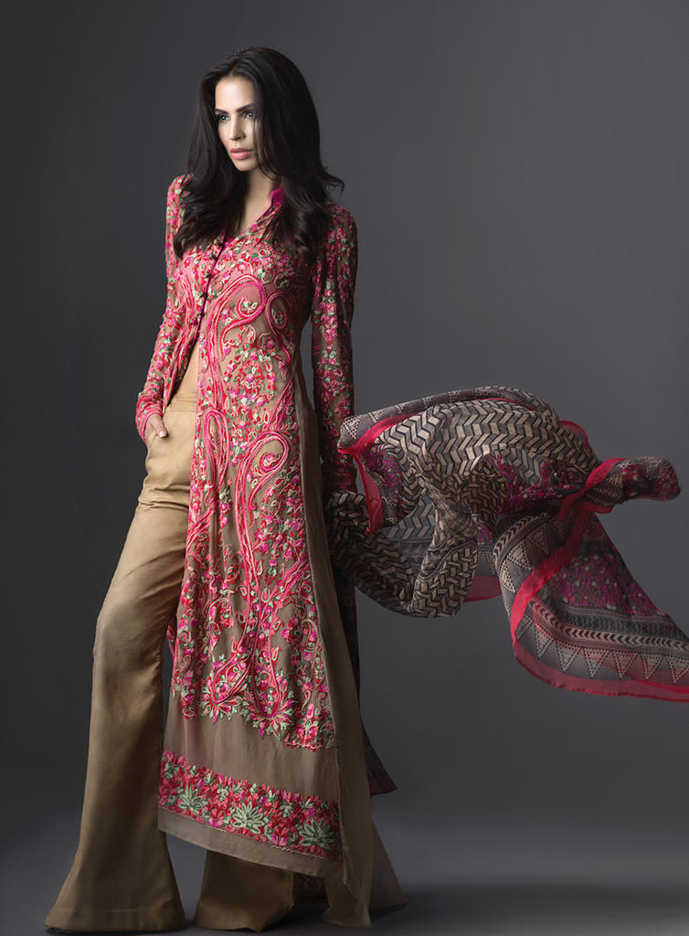 Sana Safinaz Luxury Formal Eid Collection '16 – 02A - YourLibaas
 - 1