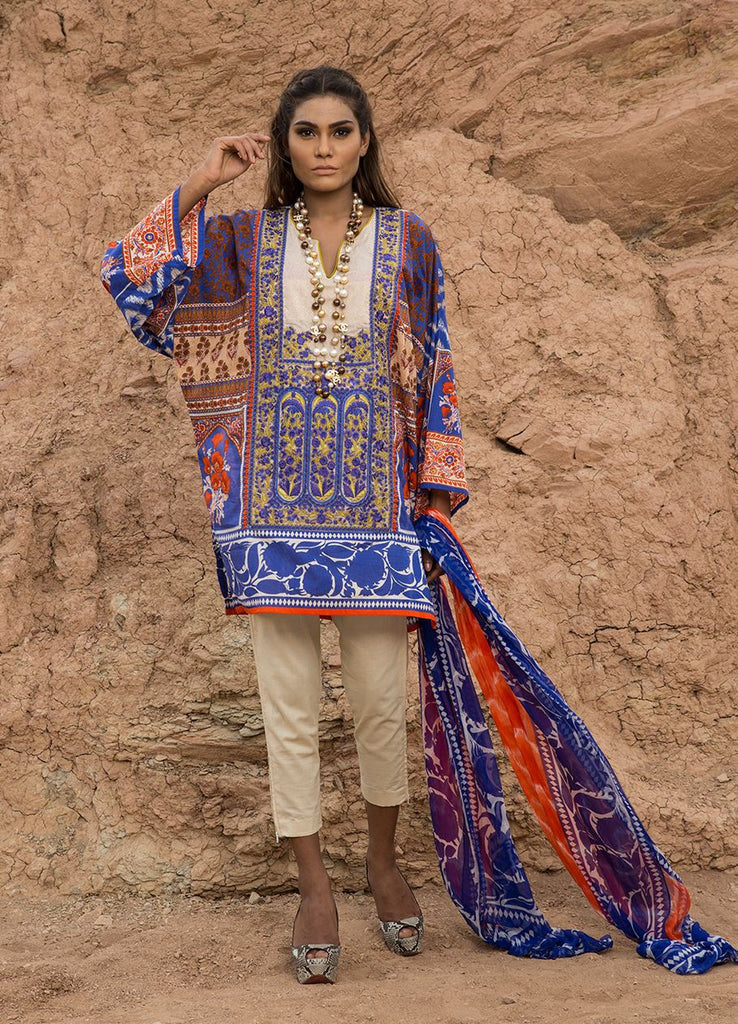 Sana Safinaz Muzlin Lawn Collection – M2-03B - YourLibaas
 - 1