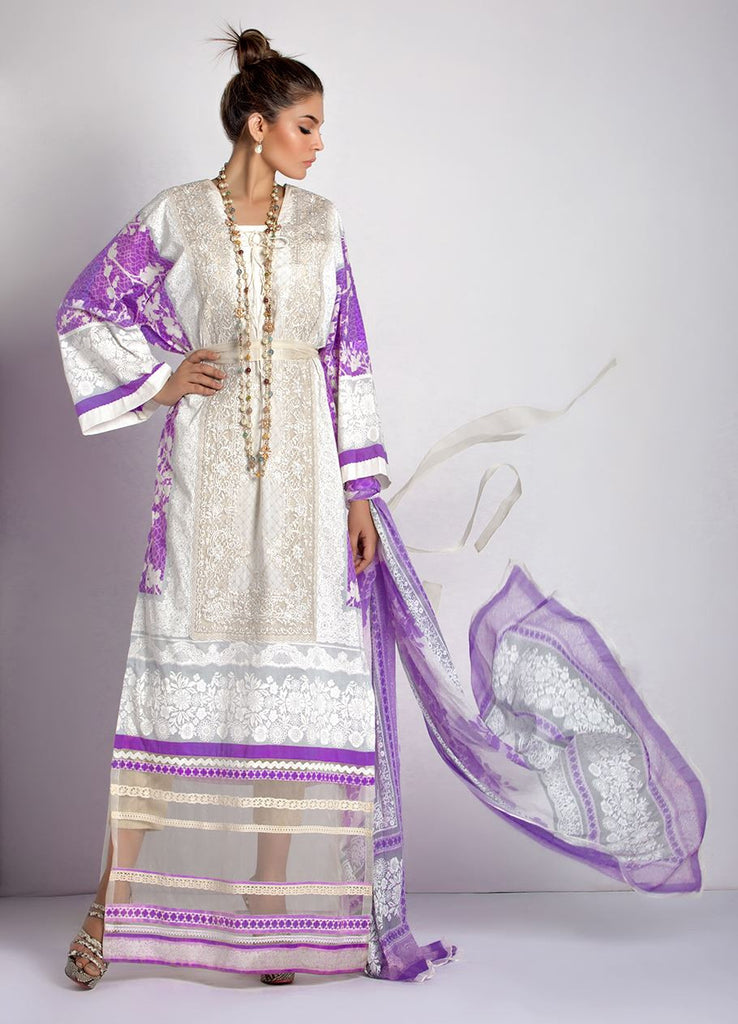 Sana Safinaz Muzlin Lawn Collection – M2-02A - YourLibaas
 - 1
