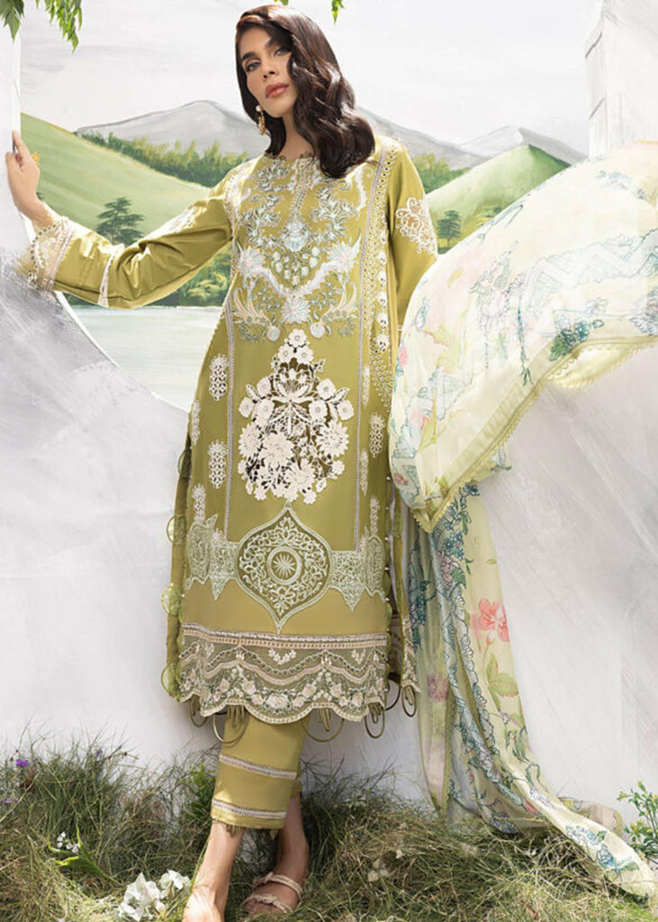 Asifa & Nabeel Aleyna Lawn Collection Vol-2 – AVOCADO (ALV-15)