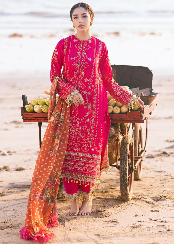 Zarposh Sagar Kinaray Lawn Collection – ZINNIA