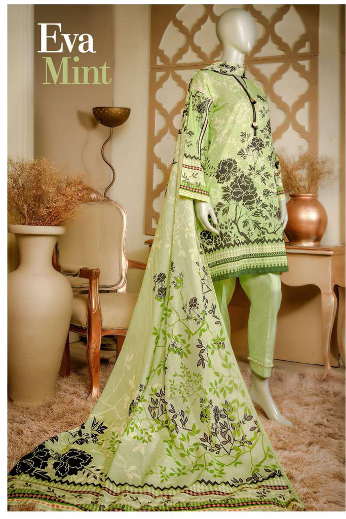 Aansa by Owais Gujrati Summer Collection 2019 – 8A - Eva Mint