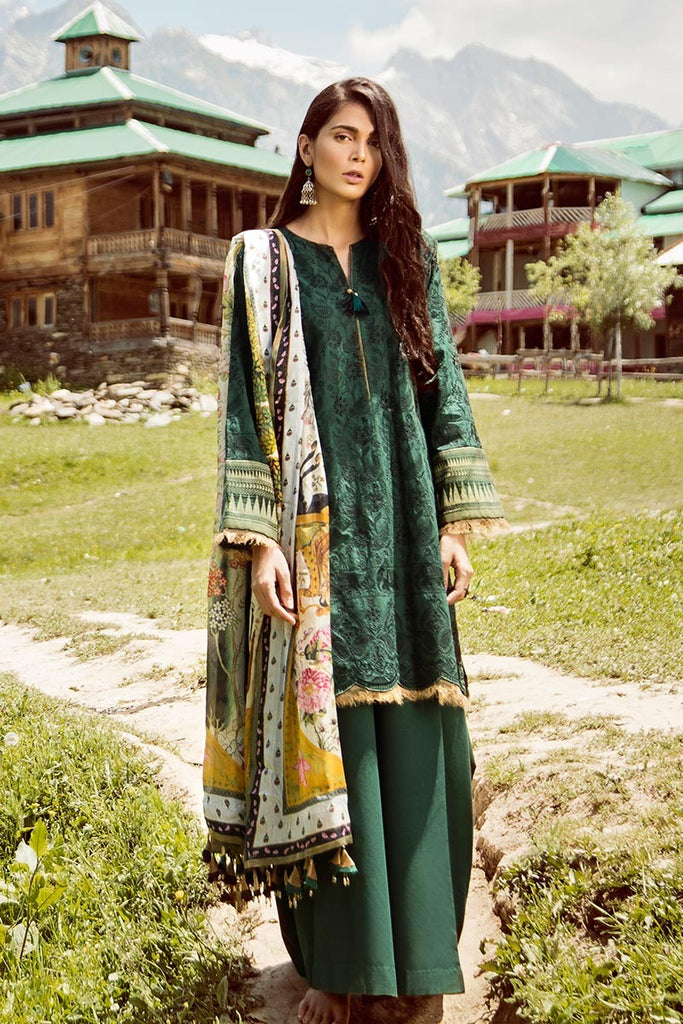 Zara Shahjahan Mushk Luxury Eid Lawn Collection 2018 – D1-Mohair