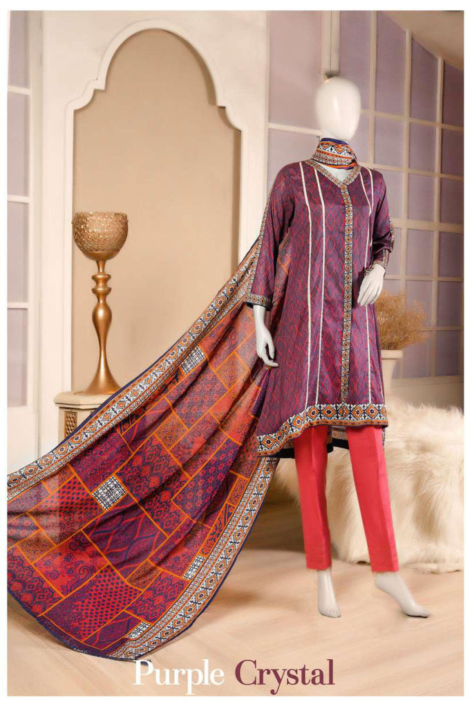 Aansa by Owais Gujrati Summer Collection 2019 – 9B - Purple Crystal