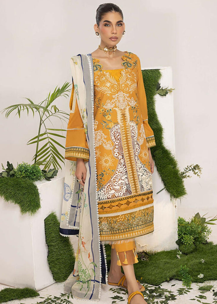 Asifa & Nabeel Aleyna Lawn Collection Vol-2 – LYRA (ALV-12)