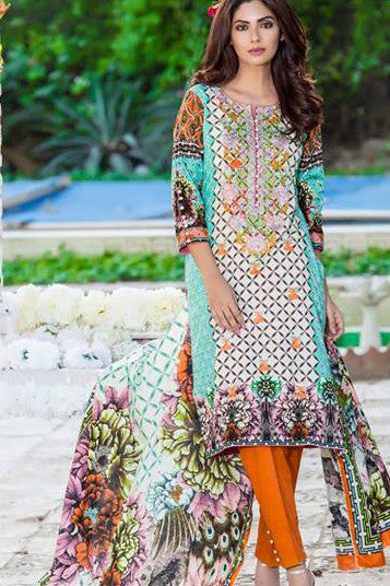 Falak Fabrics Lawn Collection 2017 – FF-004