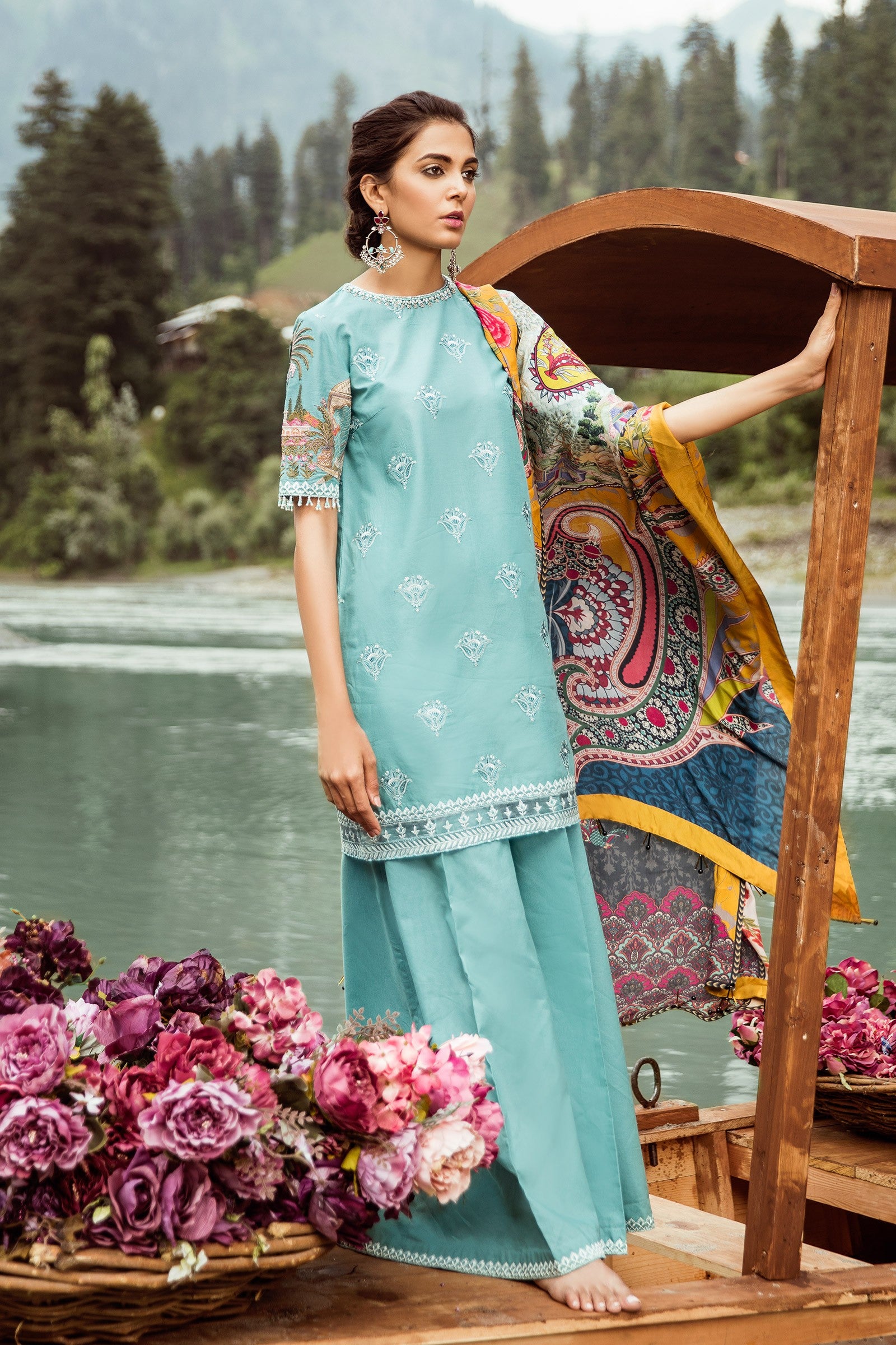 Zara Shahjahan Mushk Luxury Eid Lawn Collection 2018 D5-Nazneen YourLibaas Zara Shahjahan Mushk Luxury Eid Lawn Collection 2018 D5-Nazneen YourLibaas
