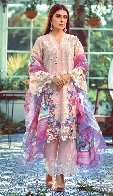 Elaf Luxury Lawn Collection 2020 – ELL-01