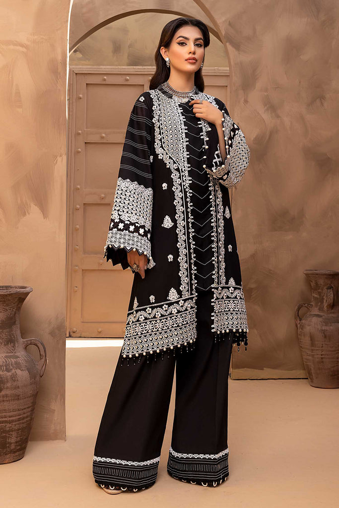 Adan's Libas Aangan Lawn Collection  – Smoky Black A