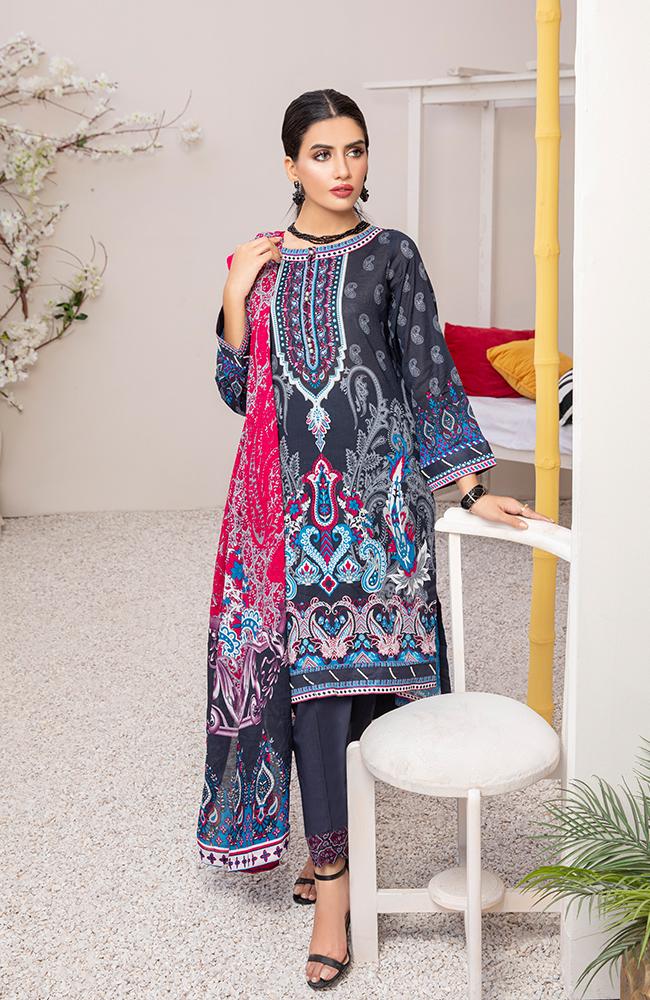 Anum Lawn Collection Vol-6 2020 – 01C