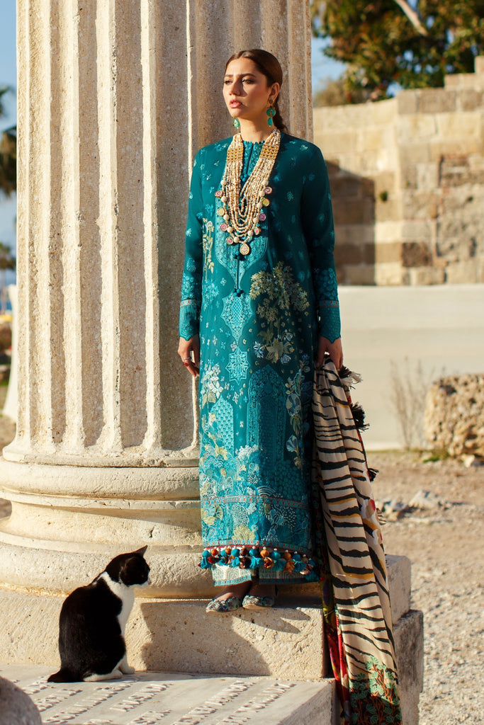 Élan Luxury Lawn Collection – EL21-05 B (FIRUZA)