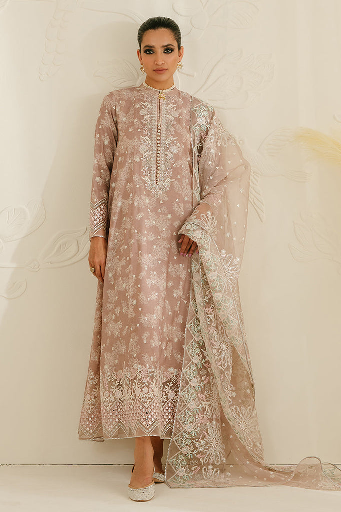 Cross Stitch Luxe Atelier Luxury Formals – Sovran Pink - 3PC Silk Embroidered Suit