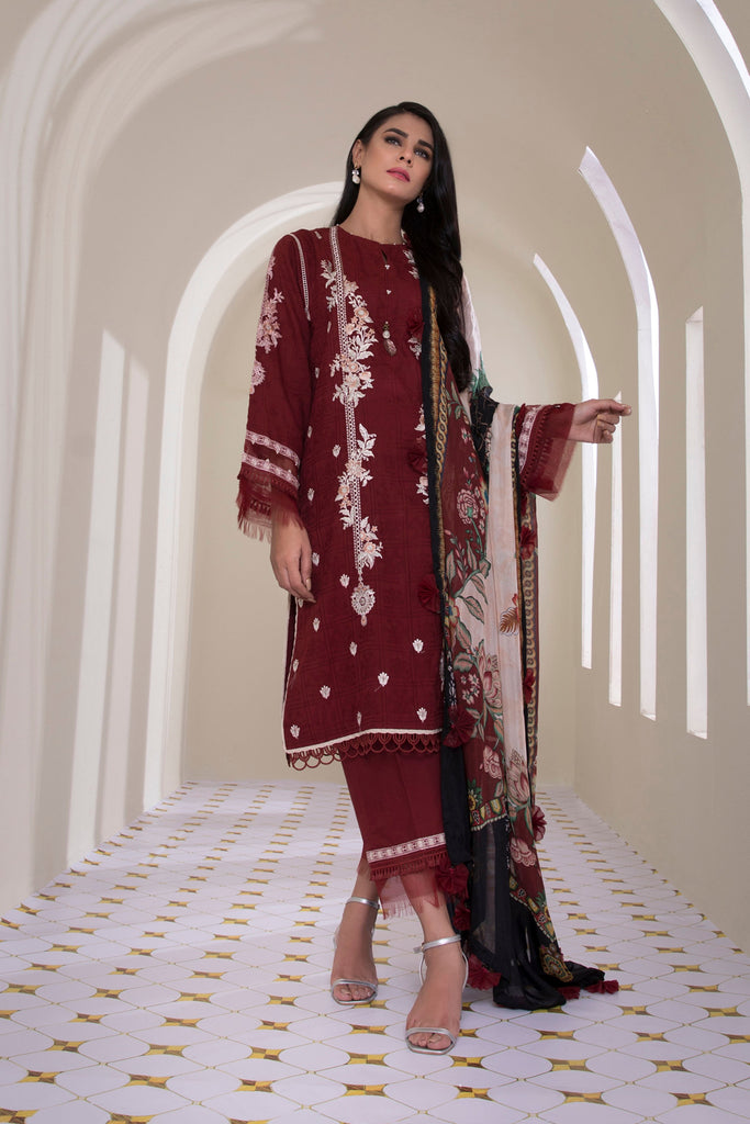 Sapphire Signature - 3 Piece Lawn Collection 2020 – Golden Hour