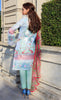 Farah Talib Aziz - A Mediterranean Dream - Harvest Blossom - Ice Blue - 4A - YourLibaas
 - 2