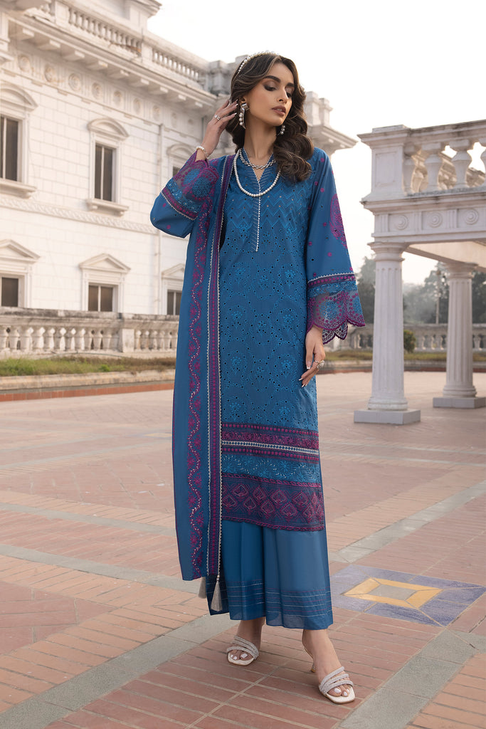 Lakhnay Spring Embroidered Lawn Collection – LG-EA-0460