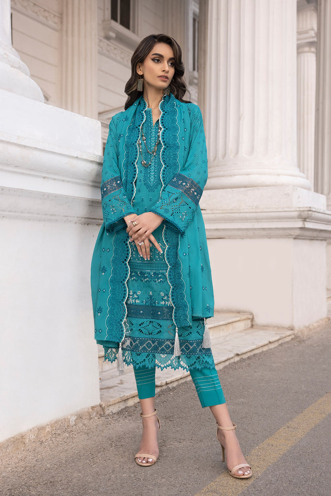 Lakhnay Spring Embroidered Lawn Collection – LG-AA-0017