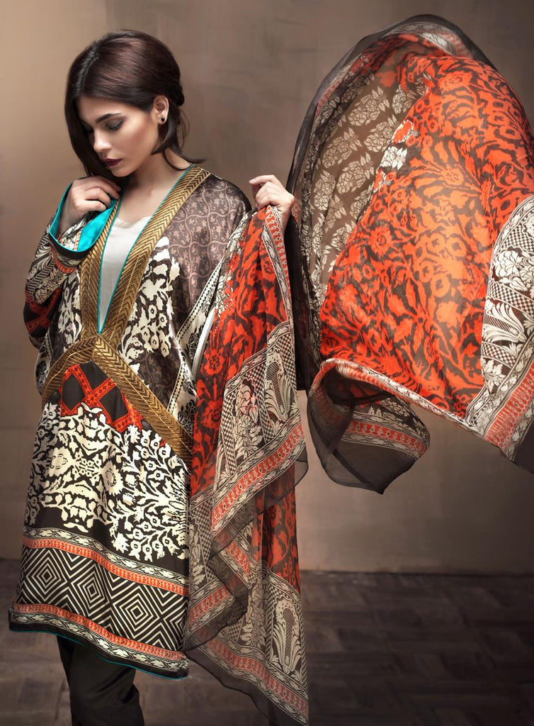 4A - Sana Safinaz Silk Collection 2015 - YourLibaas
