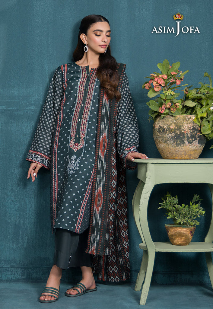 Asim Jofa Gul Rung Stitched/Pret Collection – AJGR-11