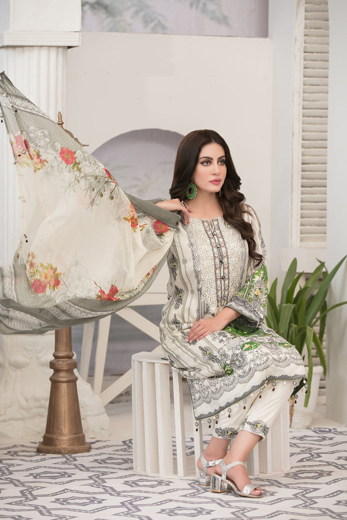 Amna Sohail by Tawakkal Fabrics – Summer Medley Lawn Collection  – D 1476-A