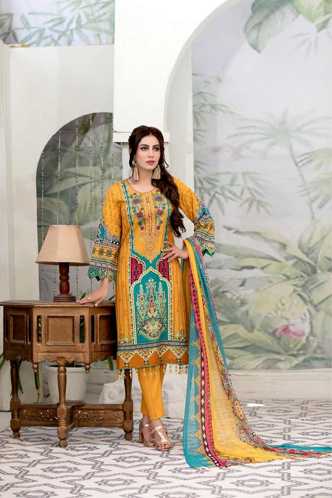 Amna Sohail by Tawakkal Fabrics – Summer Medley Lawn Collection  – D 1473-B