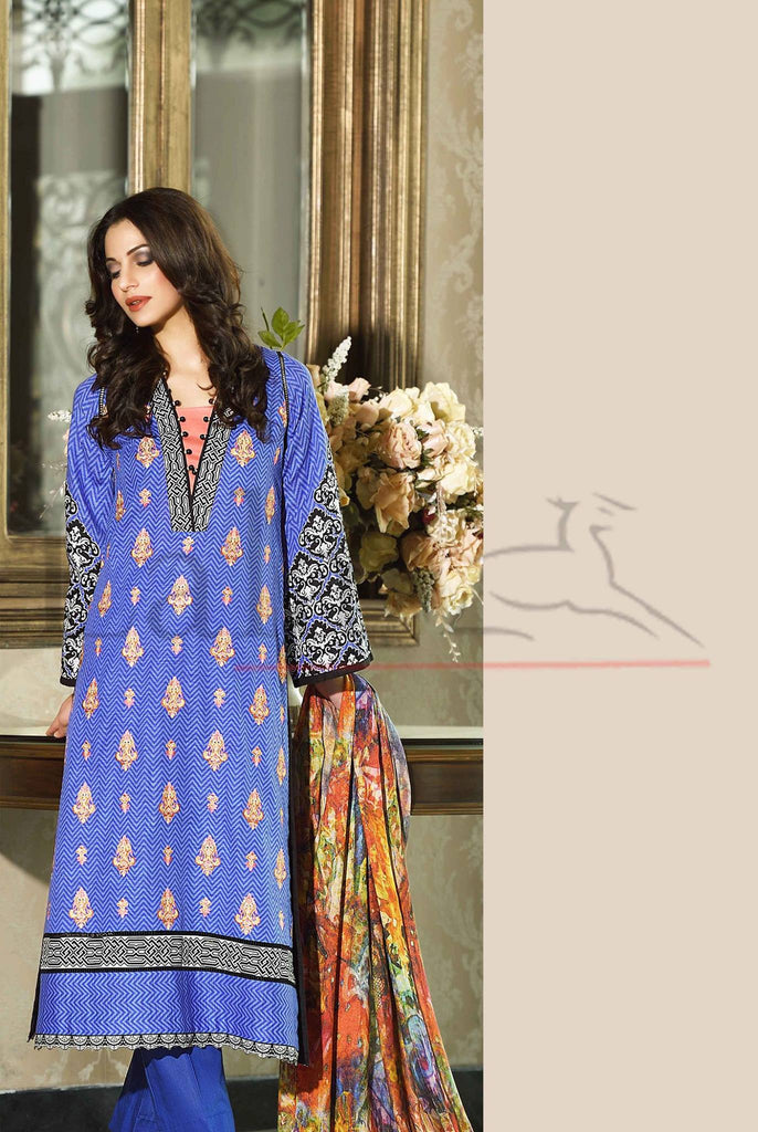 Lala Brocade Winter Collection With Woolen Shawl - BR02 - YourLibaas
