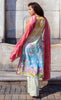 Farah Talib Aziz - A Mediterranean Dream - Sunset Silk - Sapphire - 6B - YourLibaas
 - 2