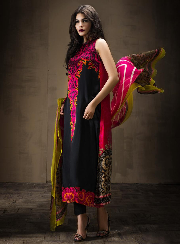6B - Sana Safinaz Silk Collection 2015 - YourLibaas
