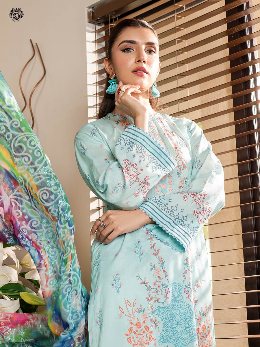 Gulljee Garden of Eden Lawn Collection GGE2301A3 YourLibaas