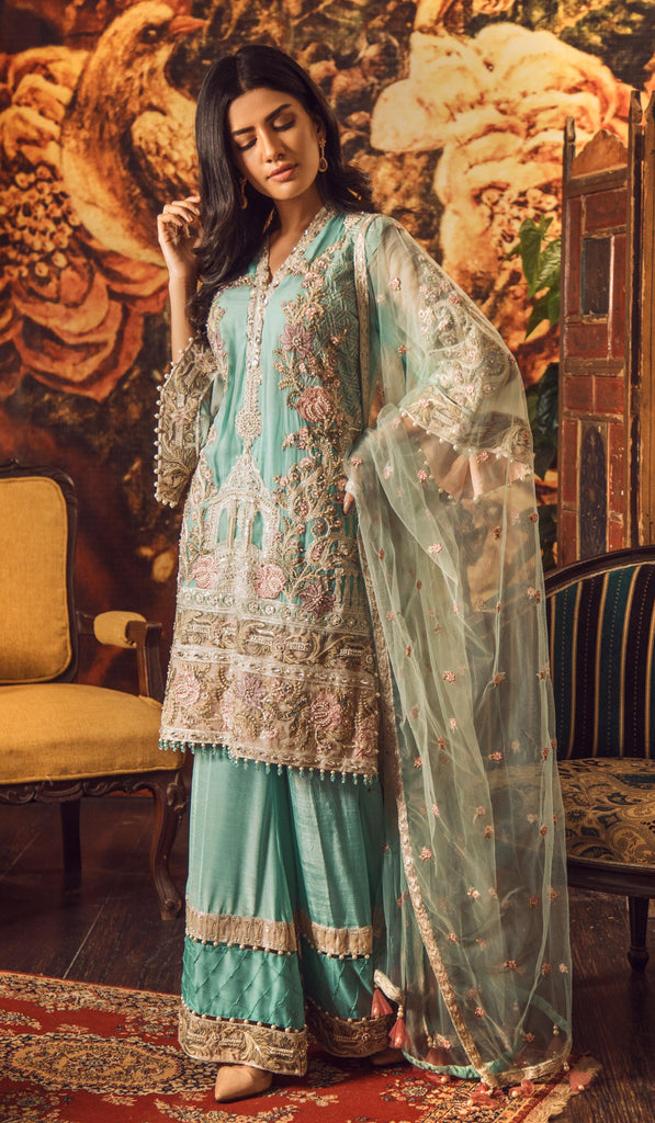 Adan's Libas Guzarish Wedding Festive Luxury Chiffon Collection 2019 – 06 Noor Jahan