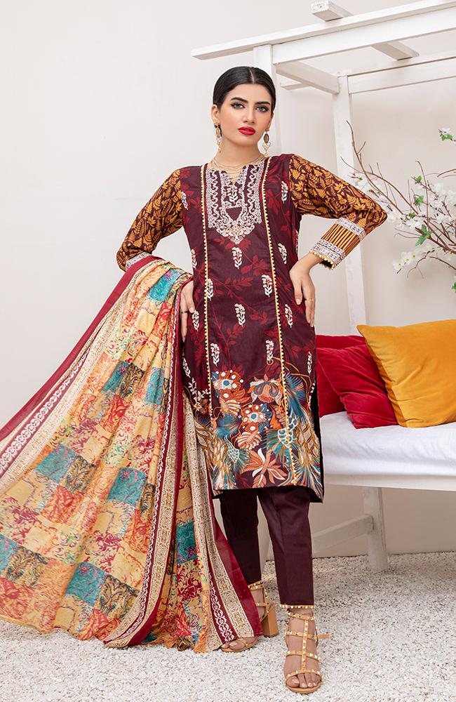 Anum Lawn Collection Vol-6 2020 – 07B