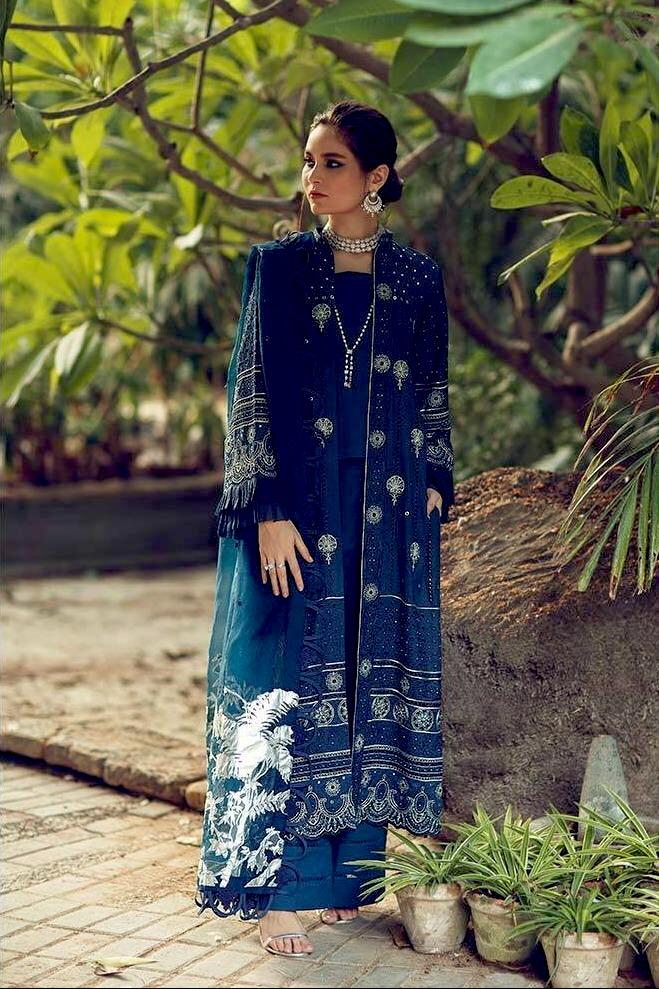 Rouche Chikankari Edition – Midnight