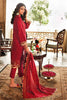 Gul Ahmed Festive Collection – Embroidered Lawn Suit with Gold Printed Cotton Net Dupatta FE-12243