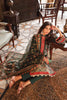 Gul Ahmed Festive Collection – Embroidered Lawn Suit with Gold Printed Cotton Net Dupatta FE-12246