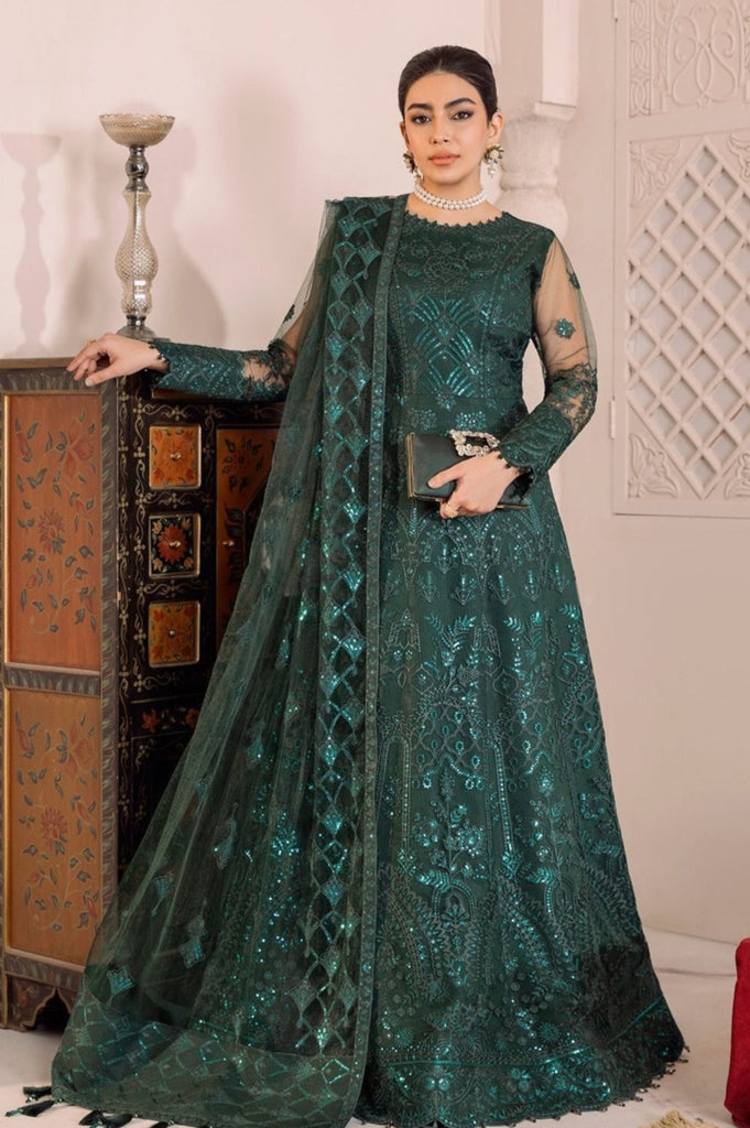 Alizeh Dua Stitched/Pret Luxury Formals – V01D05A- RYAN ( GREEN )