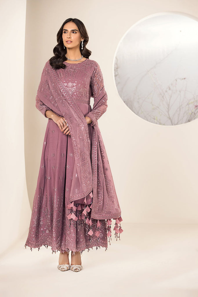 Alizeh Lamhay Festive Formal Collection – Embroidered Chiffon Pink - V15D04 - Nova