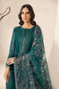 Alizeh Lamhay Festive Formal Collection – Embroidered Chiffon Sea Blue - V15D05 - Giza