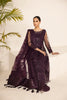 Alizeh Lamhay Festive Formal Collection – Embroidered Net Plum - V15D08 - Maya